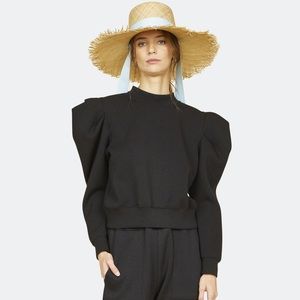 Hunter Bell Teddy Black Sweatshirt